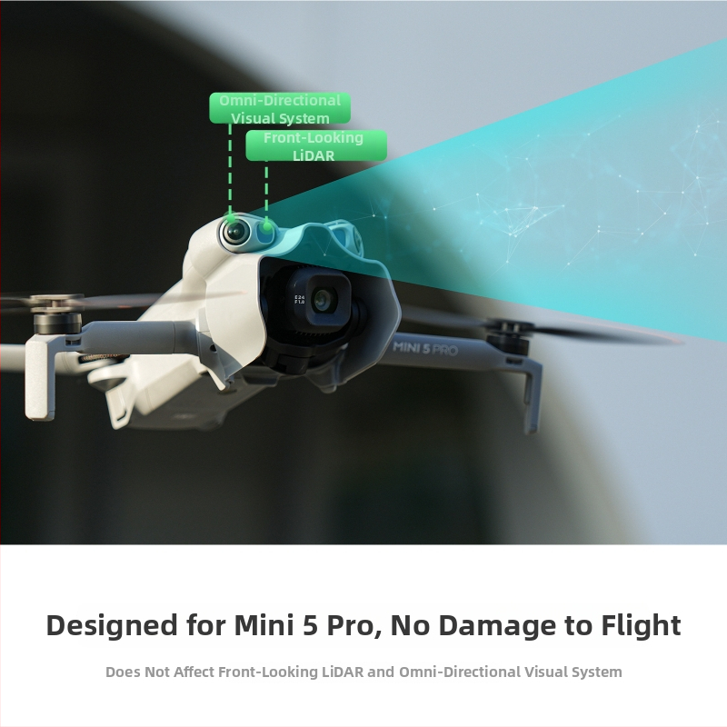 Poklopac objektiva za Mini 5 Pro, zaštita gimballa, anti-glare sunčani poklopac za dron