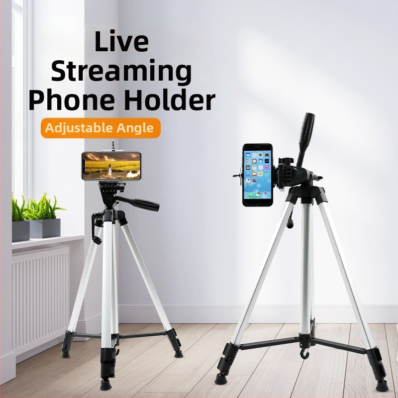 330A trojnožný statív pre mobilný telefón na živé vysielanie, vonkajšiu fotografiu, DSLR, 1,3 m rozšíriteľný stojan na svetlo, ľahký a prenosný
