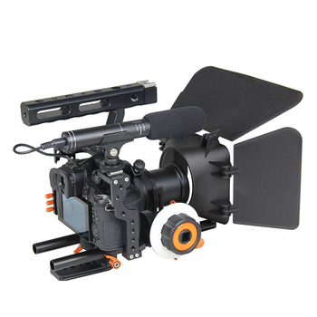YELANGU Wolf King GH4A7M4 set kavez za kameru s amortizacijskim stabilizatorom i narančastim nosačem