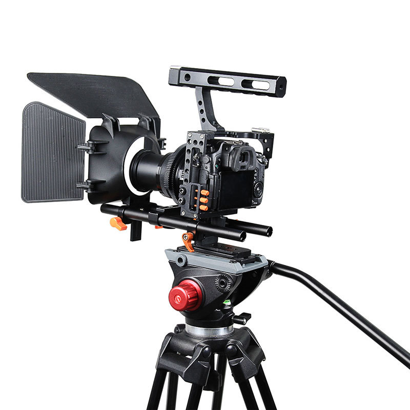 YELANGU Wolf King GH4A7M4 set kavez za kameru s amortizacijskim stabilizatorom i narančastim nosačem