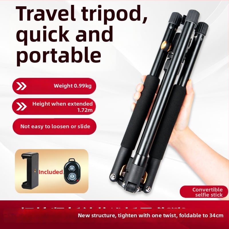 Lightweight Era Q553 Prenosný tripod pre DSLR a bezzrkadlové fotoaparáty a telefóny, cestovná fotografia
