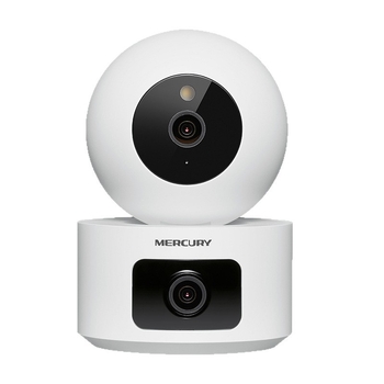 Mercury 360° MIPC552W kétkamerás belső Wi-Fi biztonsági kamera távoli megfigyeléshez, 5MP
