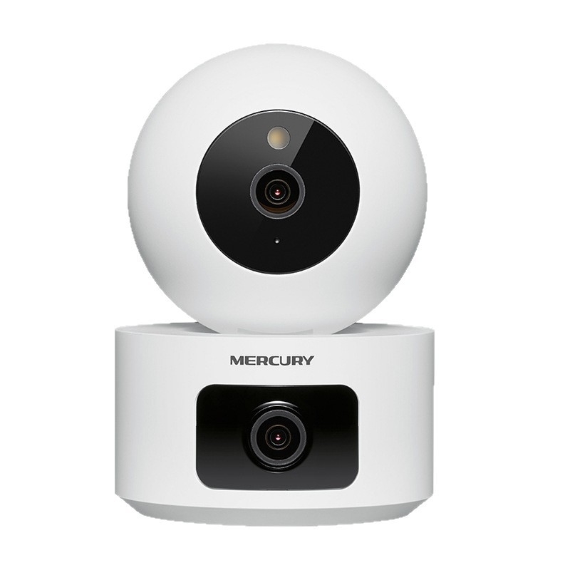 Mercury 360° MIPC552W kétkamerás belső Wi-Fi biztonsági kamera távoli megfigyeléshez, 5MP