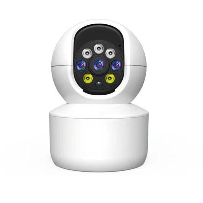 Beltéri 360°-os vezeték nélküli Wi‑Fi kamera intelligens követéssel, távoli megfigyelés, nincsenek holt zónák.