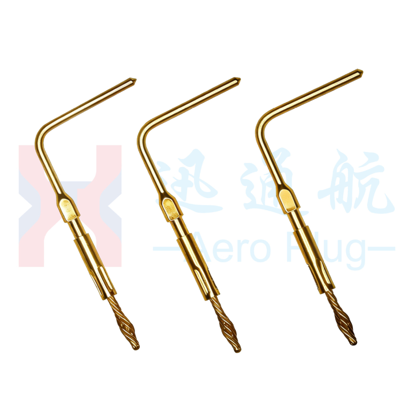Conector dreptunghiular J30J cu pini PCB îndoiti, soclu TJW-J ZKW-J, contacte placate cu aur