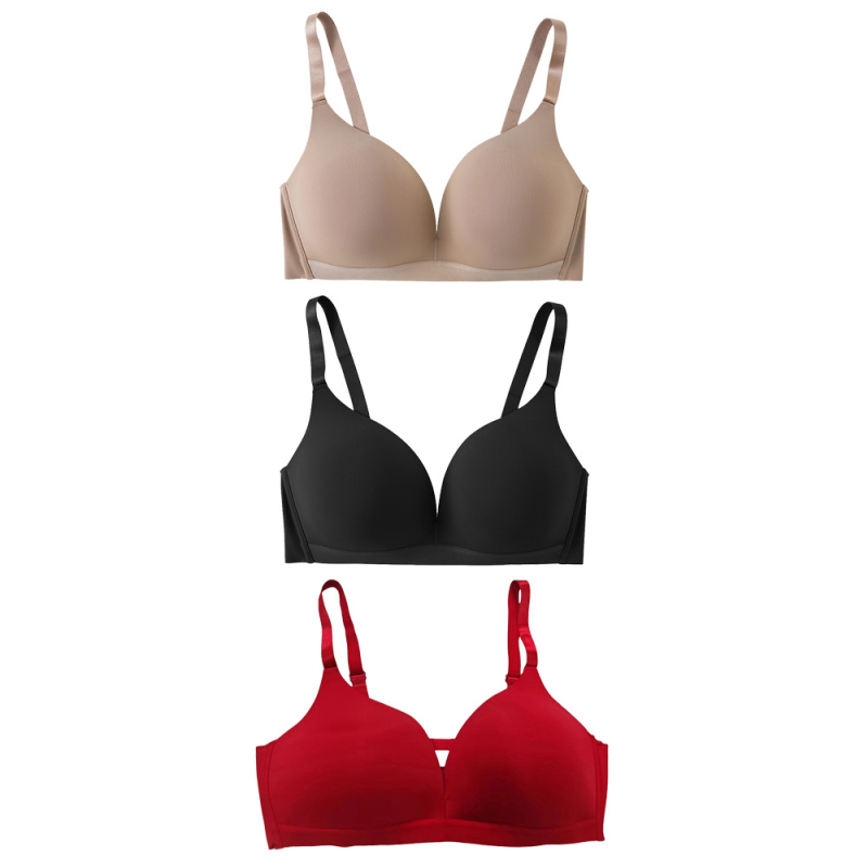 Plus-size bezšivni push-up grudnjak s čeličnim prstenom za podizanje i oblikovanje leđa