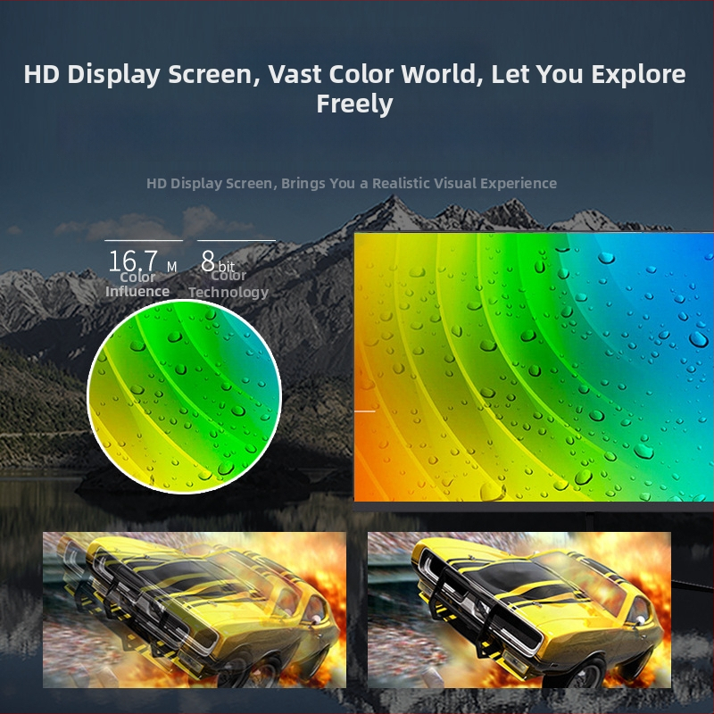 27-palcový IPS LCD monitor pre kanceláriu a domov, 1920x1080, 100 Hz obnovovacia frekvencia, LED displej