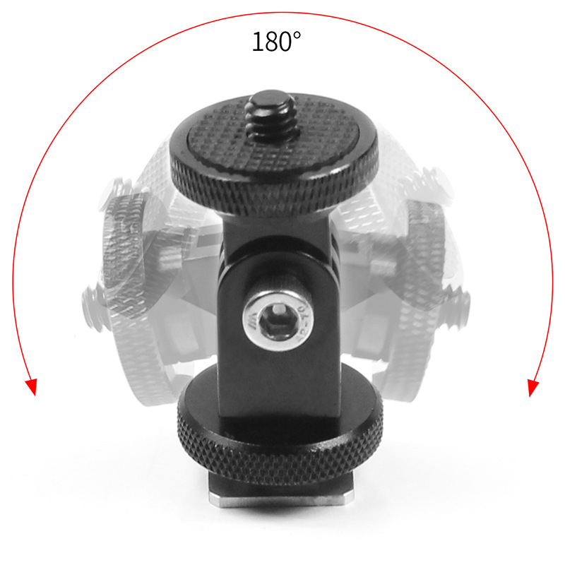 Αντάπτορας ψυχρής σόλας για GoPro με γρήγορη απελευθέρωση, βίδα 1/4\" και στήριγμα οθόνης