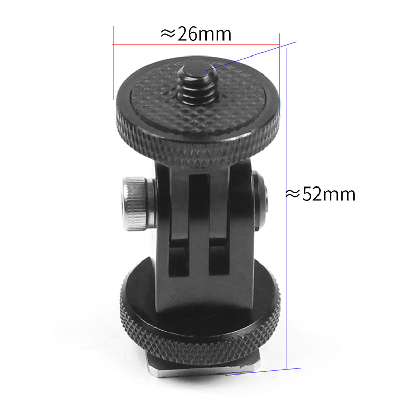 Αντάπτορας ψυχρής σόλας για GoPro με γρήγορη απελευθέρωση, βίδα 1/4\" και στήριγμα οθόνης
