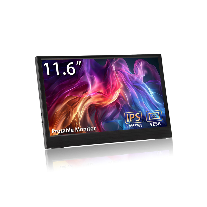 Ahxjka X40 11,6-inčni prijenosni IPS monitor za prijenosna računala - HD zaslon, proširenje radne površine i zrcaljenje zaslona, IPS panel, 16:9, HDMI