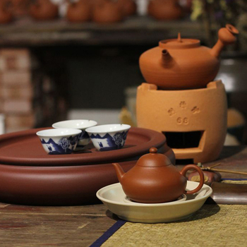 Tavă pentru ceai cu glazură de sodă, mică tavă pentru ceremonia Gongfu, ceramică simplă
