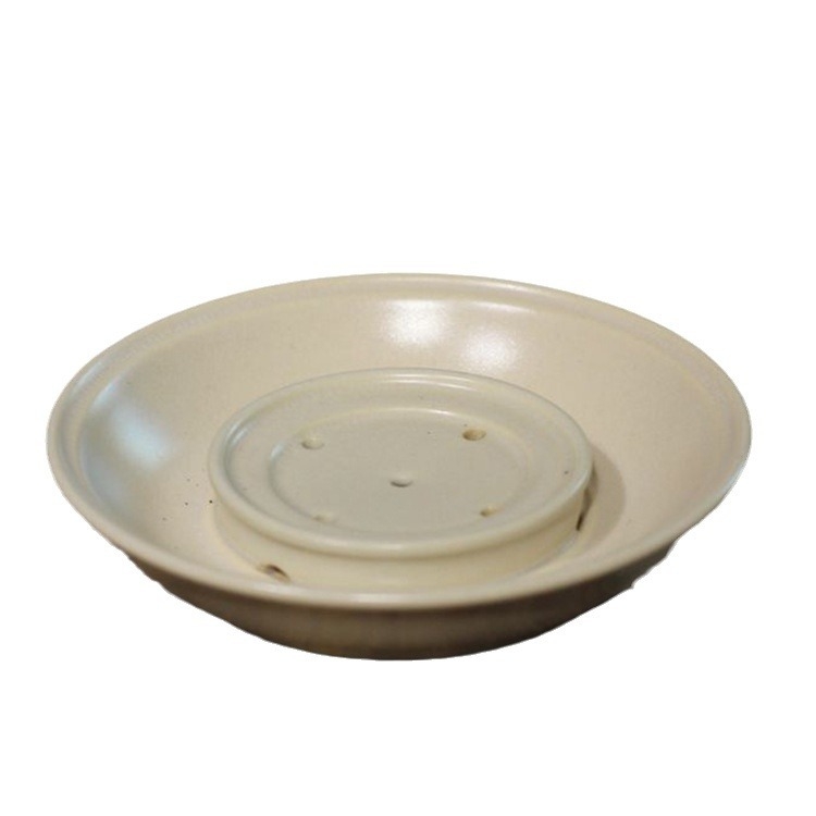 Tavă pentru ceai cu glazură de sodă, mică tavă pentru ceremonia Gongfu, ceramică simplă