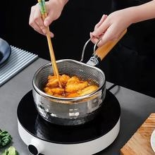 Oțel inoxidabil, sită fină pentru prăjit, coș filtrant și lingură pentru tăiței – ustensilă de bucătărie pentru scurgerea uleiului.