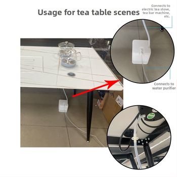 Kit adaptor pentru rezervorul de apă al purificatorului, conectare la ceainic și aparat de ceai, 2.8L