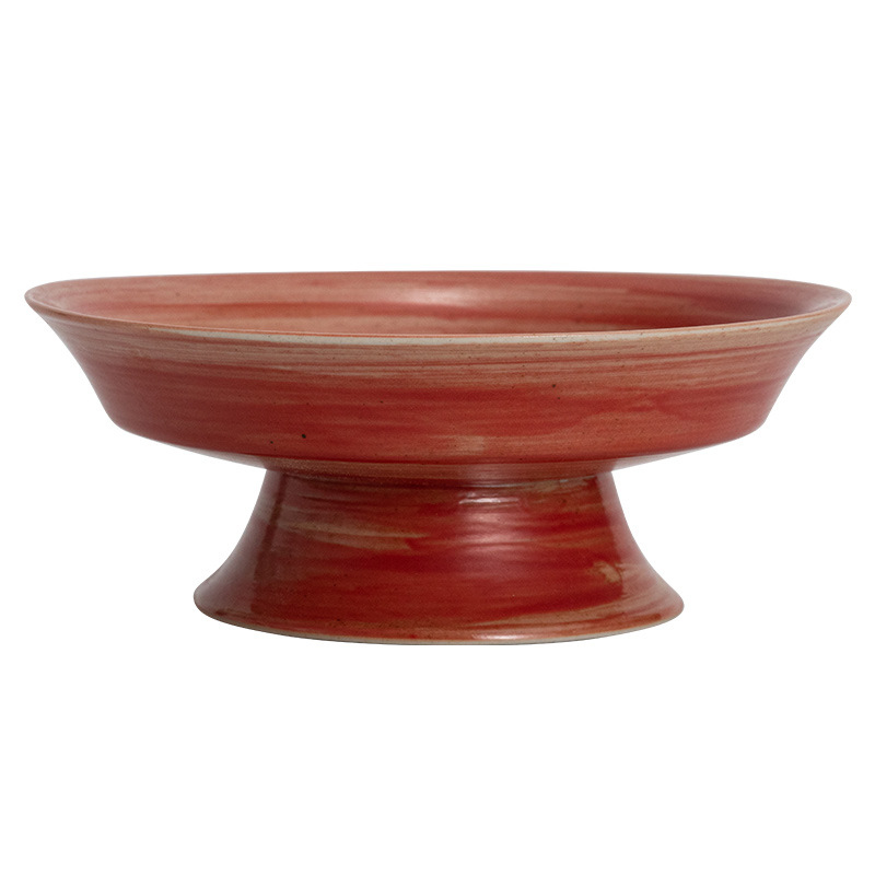 Fan B accesorii ceramice pentru ceai fin — suport pentru ceainic cu picior înalt, farfurie de fructe, farfurie de desert, farfurie pentru gustări