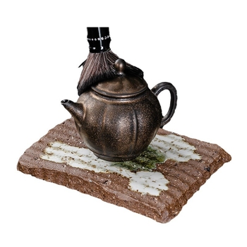 Stil japonez, ceramică Shino lucrată manual: accesorii pentru ceremonia ceaiului — covoraș pentru ceainic, suport pentru ceainic, farfurie de servire, purificarea apei