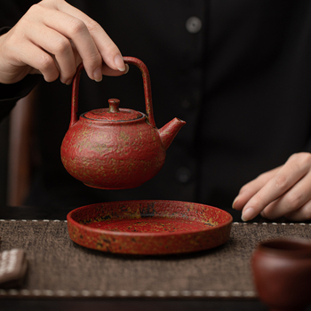 Suport ceramic pentru ceainic, tavă retro pentru ceremonia ceaiului, mică tavă de uscare a ceaiului, accesorii