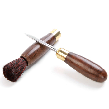 Set accesorii pentru ceremonia ceaiului din corn de capră: tavă de lemn pentru ceai, perie pentru ceainic, instrument pentru ceai, accesorii personalizate