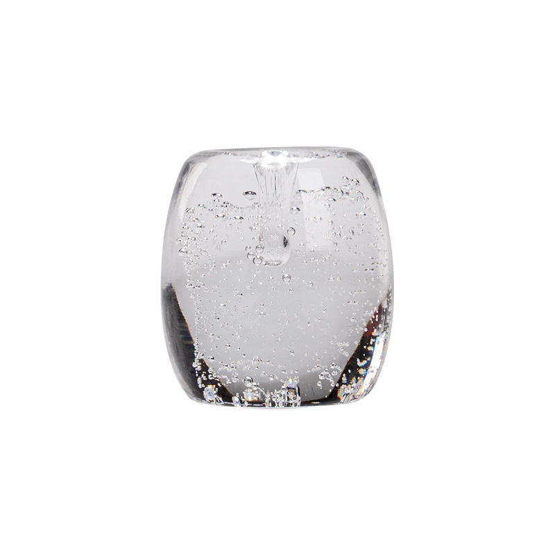 Mi Yan sticlă de cristal făcută manual, decor Zen, suport pentru capac gaiwan/ceainic, accesorii ceremonie ceai, suport pentru ceașcă