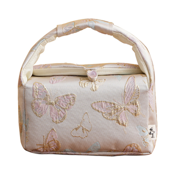 Set de ceai Jacquard pentru călătorii, cu un ceainic și două cești, husă de transport, accesorii pentru ceremonia ceaiului.
