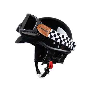 Polu kaciga u retro japanskom stilu za električne bicikle i motocikle, unisex, za sve sezone, DOT certifikat