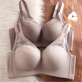 100% Mulberry Silk Push-Up besprijekoran grudnjak za žene, bez žice, podesiva, protiv opuštanja grudi