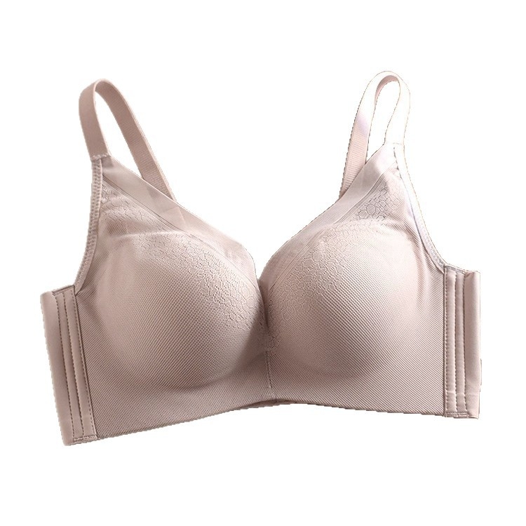 100% Mulberry Silk Push-Up besprijekoran grudnjak za žene, bez žice, podesiva, protiv opuštanja grudi