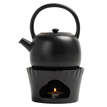 Set rustic din ceramică pentru ceai, cu ceainic și oală pentru ceai, pentru uz casnic și în aer liber