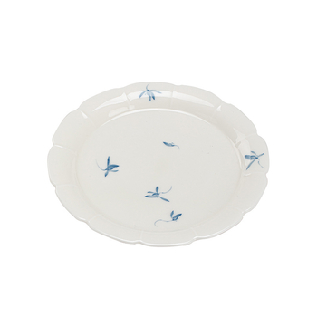 Mi Yan Orchidea pictată manual – accesorii Gongfu pentru ceremonia ceaiului, tavă ceramică pentru ceainic, suport, măsuță mică de servire ceai