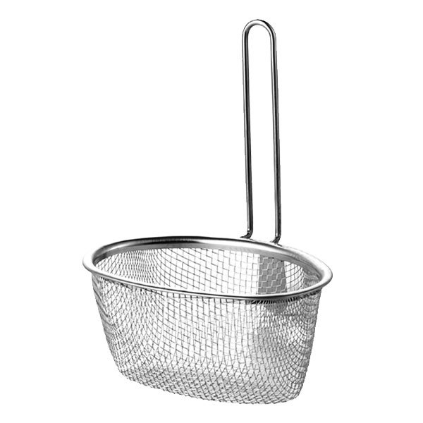 Filtru din oțel inoxidabil pentru hot pot, dimensiune mică, pentru tăiței și legume, drenaj și separare a uleiului