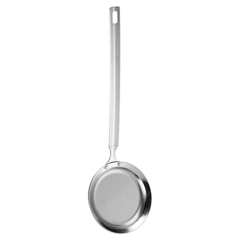 304 oțel inoxidabil, lingură filtrantă cu suprafață mată, ideală pentru găluște, prăjire și hot pot