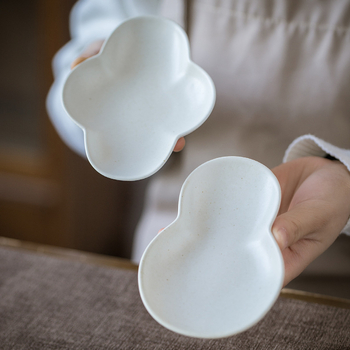 Farfurie ceramică pentru dips, stil japonez, culoare solidă, design retro, pentru sos de soia și oțet, farfurie pentru gustări reci, diametru 15 cm