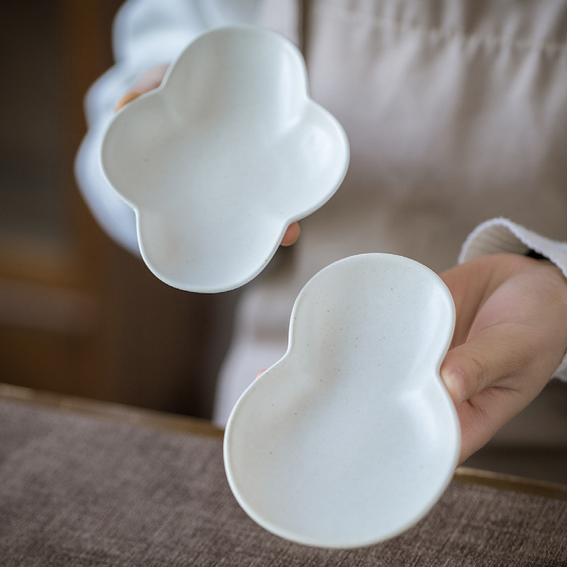 Farfurie ceramică pentru dips, stil japonez, culoare solidă, design retro, pentru sos de soia și oțet, farfurie pentru gustări reci, diametru 15 cm