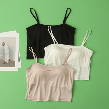 Tanki top od 100% Mulberry svile, bez naramenica, lagani ljetni camisole za žene