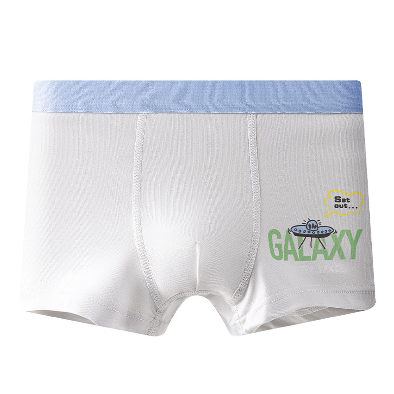 Fiúknak szóló antibakteriális pamut boxer alsó, A osztály, légáteresztő, aktív gyerekeknek