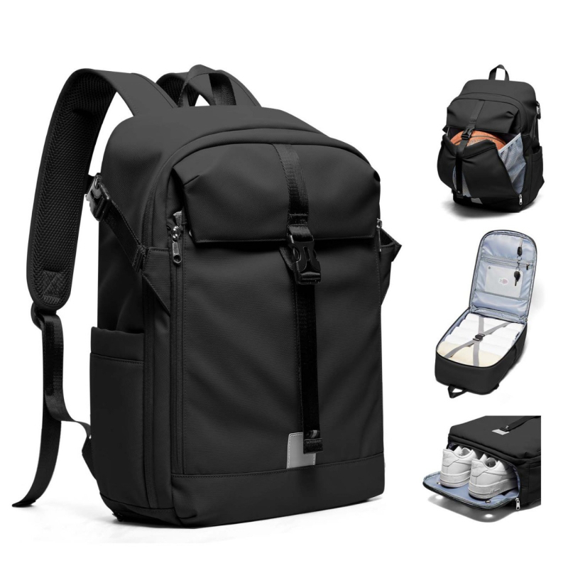 Nylon ruksak 20-35L, unisex, velik kapacitet za putovanja, sport i planinarenje, pretinac za 16-inčni prijenosnik, vanjski planinarski ruksak