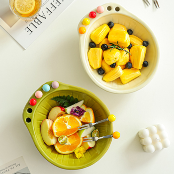 Set de furculițe pentru fructe, pentru uz casnic, pentru masa din living, bețișoare de fructe pentru copii, bețișoare sigure pentru desert, farfurie cu avocado