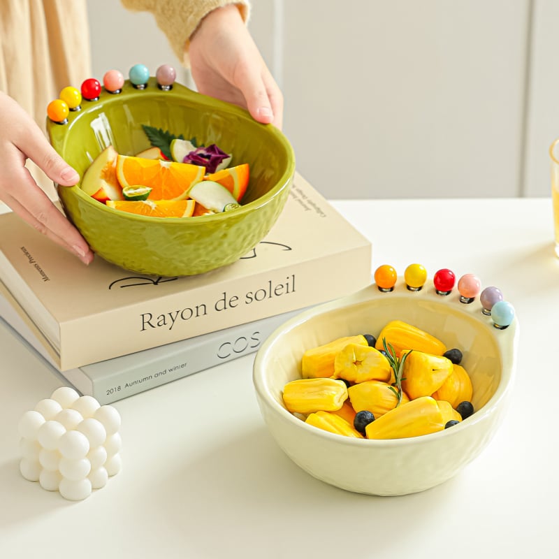 Set de furculițe pentru fructe, pentru uz casnic, pentru masa din living, bețișoare de fructe pentru copii, bețișoare sigure pentru desert, farfurie cu avocado