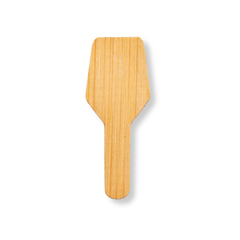 Set de tacâmuri din bambus de unică folosință: spatule pentru înghețată și furculițe pentru desert (3 piese)