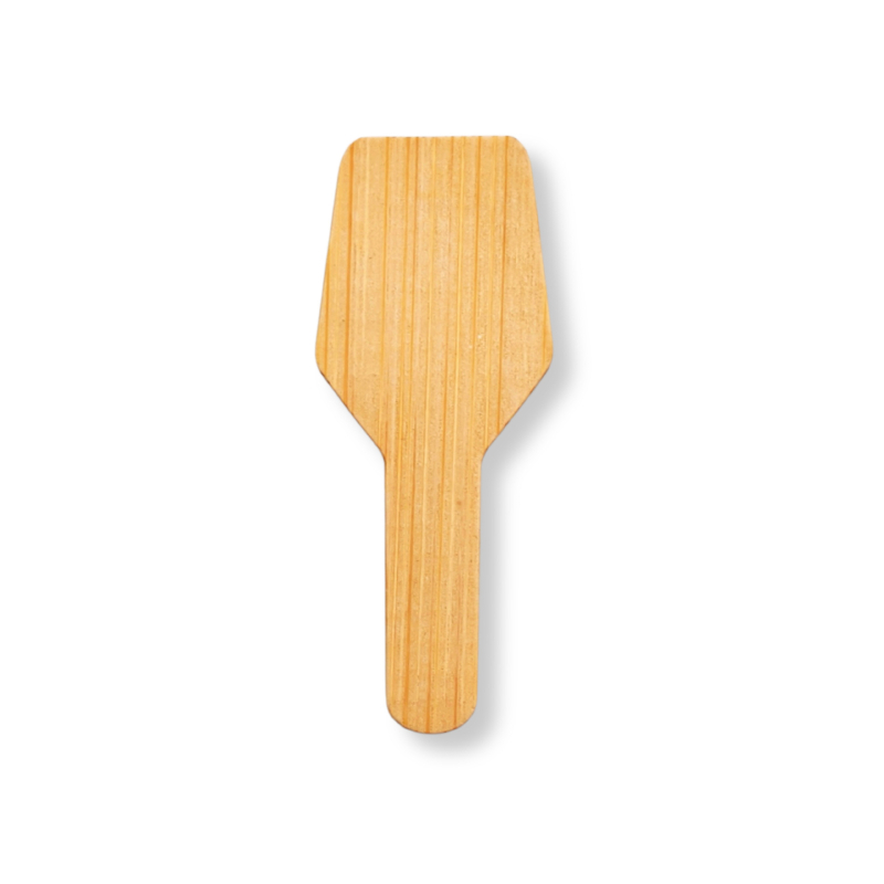 Set de tacâmuri din bambus de unică folosință: spatule pentru înghețată și furculițe pentru desert (3 piese)