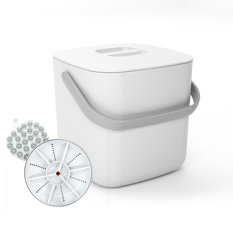 Curățător ultrasonic pentru vase și fructe, de tip butoi, fără montaj, pentru chiuveta din bucătărie, elimină reziduurile de pesticide