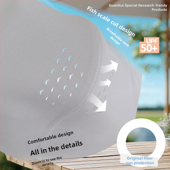 Guanhui μάσκα προσώπου με UV προστασία από ice silk, χωρίς ραφές, ελαφριά και διαπνέουσα για ποδηλασία και προστασία ματιών
