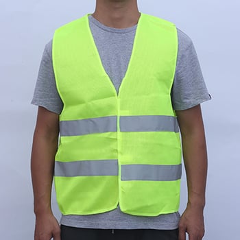 Reflektirajući sanitarni prsluk od warp-knit tkanine, mogućnost tiska logotipa, prihvaćamo velike narudžbe