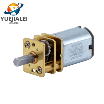 GA12-N20 DC motor s reduktorom pre malé robotické auto, 3V/6V/12V, mini motor s prevodovkou