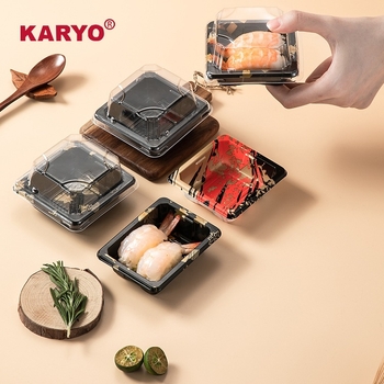 KY1200 Υψηλής ποιότητας, μιας χρήσης κουτί take-out, αντιθαμβωτικό, ιαπωνικού στυλ σασίμι, χρυσό κουτί σούσι