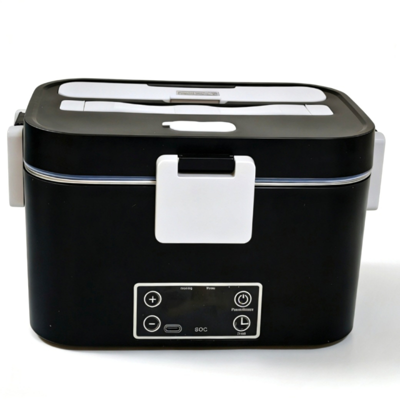 Cutie de prânz electrică alimentată prin USB, încălzire fără apă, cutie de prânz izolată, 1.6–2.0 L, pentru studenți și angajați