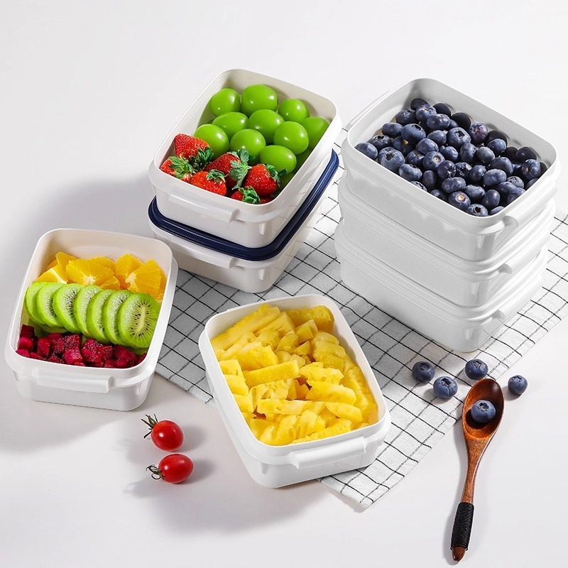 Voćna bento kutija, prijenosna kutija za ručak, mikrovalna pećnica, porcionirana, 800–1000 ml