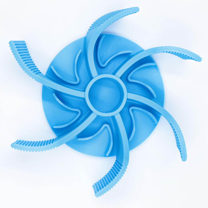 Silikonska podloga za hranjenje pasa i mačaka sa spiralnim sporim hranjenjem, sprječava gušenje, podijeljena zona za hranjenje