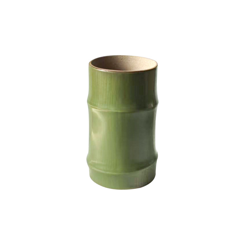 Set Gongfu pentru ceremonia ceaiului din lemn de abanos șase domni cu clește pentru ceai linguriță de ceai stilou pentru ceai cuțit pentru ceai și recipient ceramic pentru ceai
