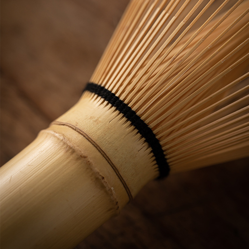 Bețișor de amestecare pentru matcha, din bambus mov, pentru ceremonia japoneză a ceaiului, în stilul dinastiei Song